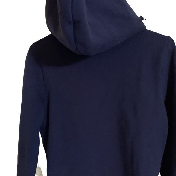 Victoria's Secret PINK Navy Blue Zip Up‎ Hooded Sweatshirt - Size XS - Picture 4 of 8